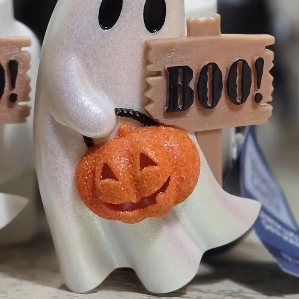 New YANKEE CANDLE Metallic Shimmer Boo Ghost Scent Plug Diffuser Plug In X 2